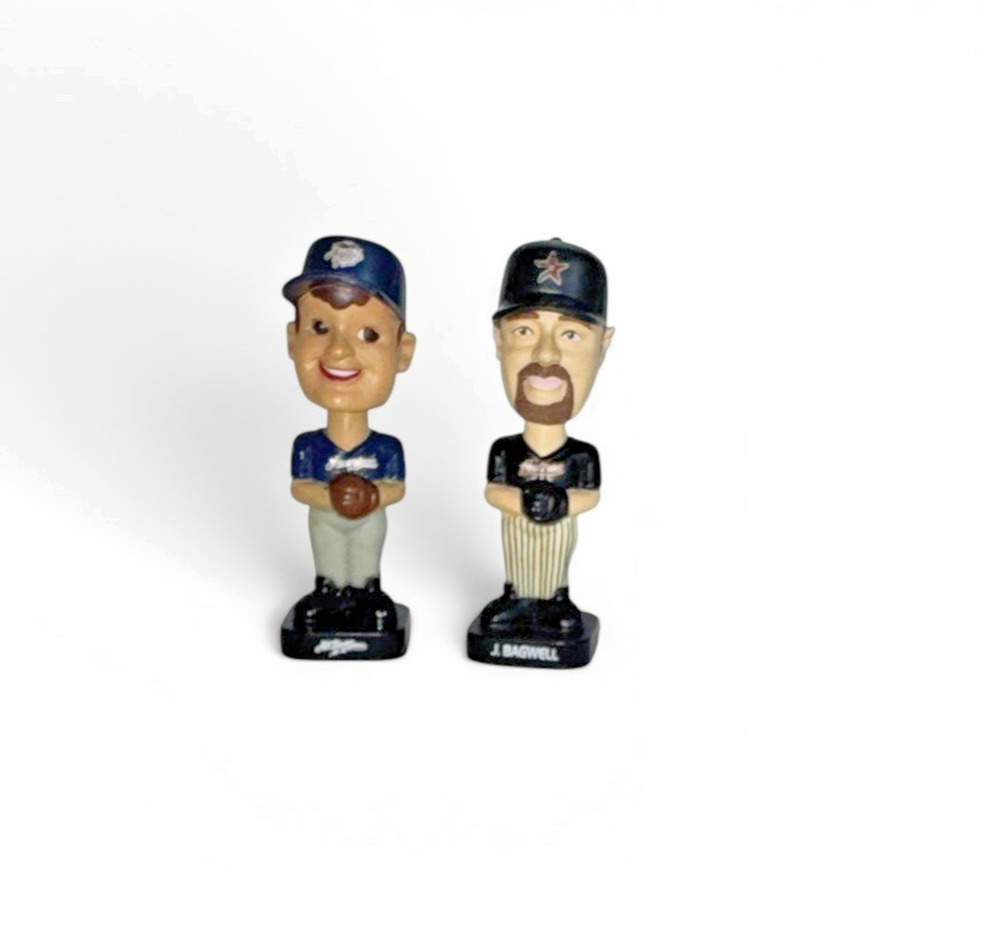 Post Cereal Jeff Bagwell Fotoball Mini Bobblehead Lot Astros AL all-Star MLB